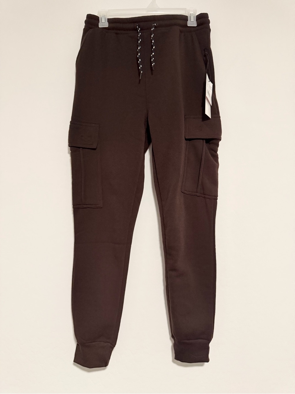 Hype Men's Cargo Joggers - Brown